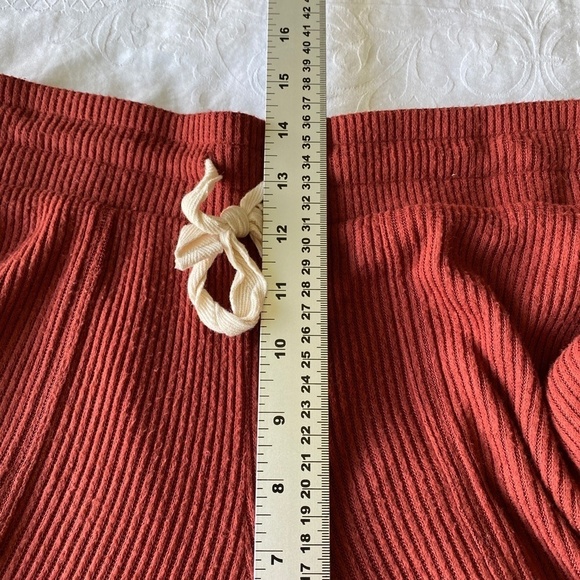 Torrid Sleep Women's Rusty Orange / Brown Sleep Lounge Pants Size 1X Ribbed - Picture 9 of 10